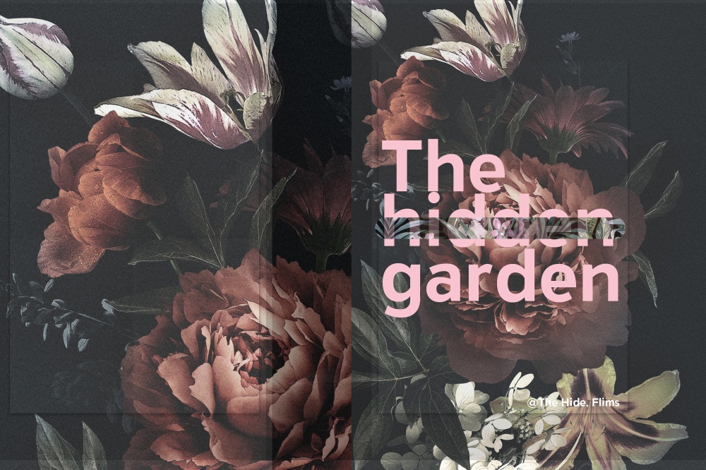 The Hide Flims Poster Plakat Branding Corporate Design Hidden Garden Grafik Editorial Social Media Online Crossmedia