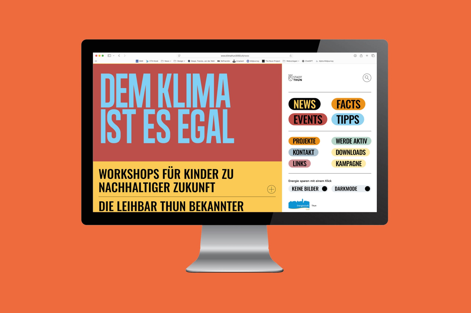 Klima Klimaschutz Klima Thun 2050